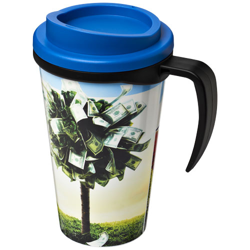 Mug isolant Brite-Americano® grande 350ml Noir et Bleu minéral